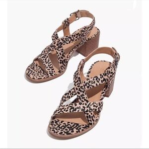 Madewell Leopard Print Women's Sandals